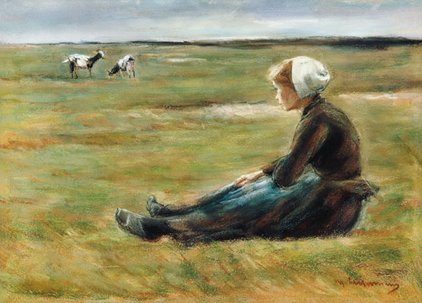 In the Field de Max Liebermann