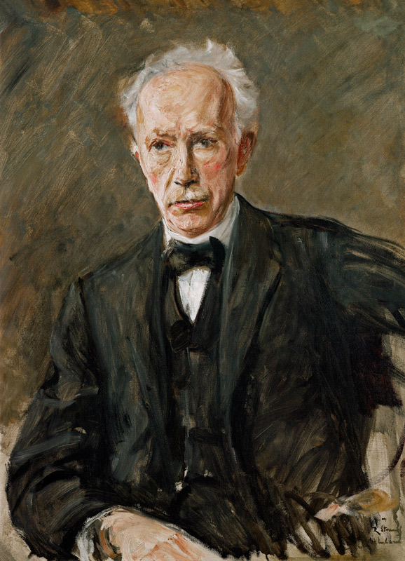 portrait of the composer Richard Strauss de Max Liebermann