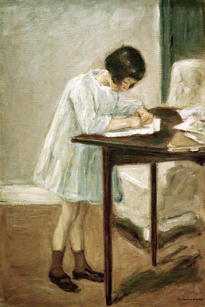 the writing granddaughter de Max Liebermann