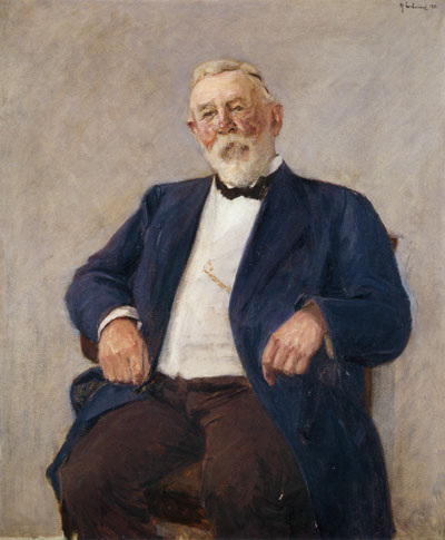 portrait of the master builder Friedrich Kuhnt de Max Liebermann
