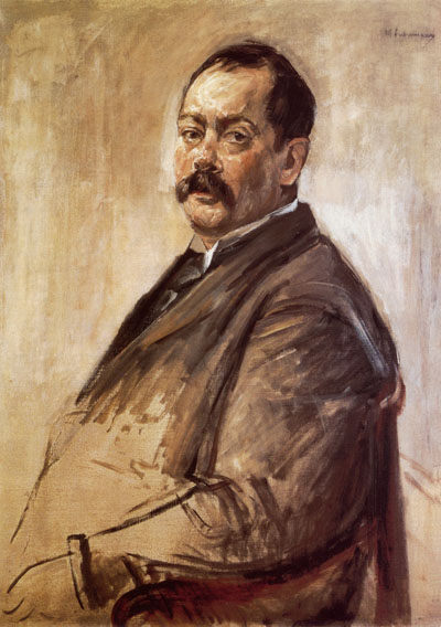portrait of the painter Lovis Corinth de Max Liebermann