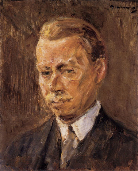 portrait of Erich Hancke de Max Liebermann
