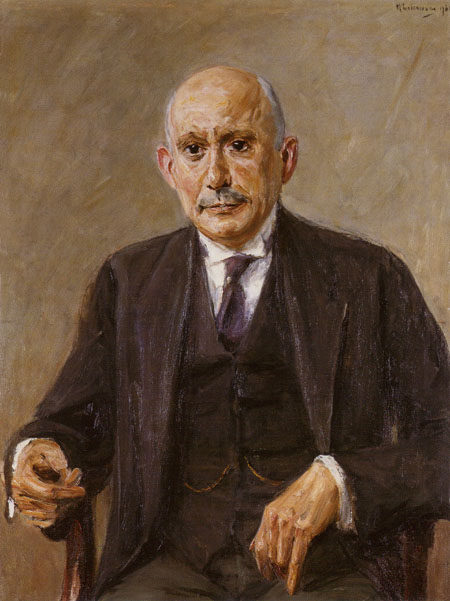 portrait of Felix Benjamin de Max Liebermann