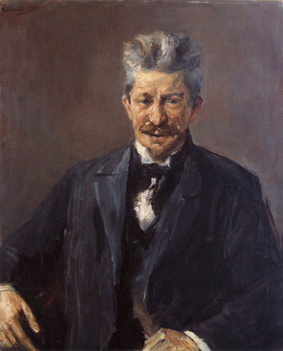 portrait of Georg Brandes de Max Liebermann