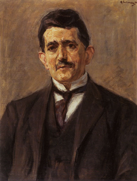 portrait of the publisher Bruno Cassirer de Max Liebermann
