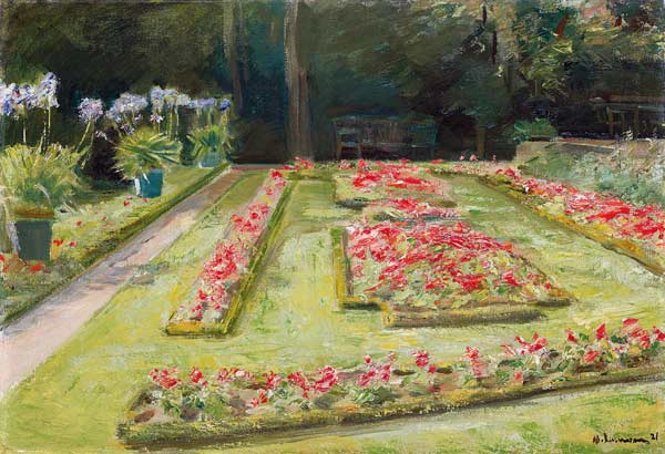 La terraza de flores en el Wannsee-Garten de Max Liebermann