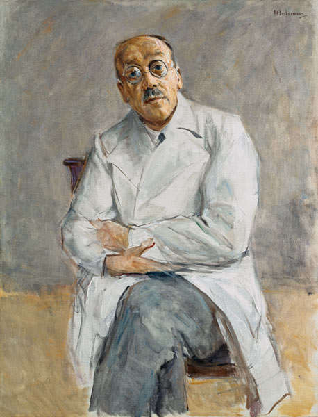 Retrato del profesor de cirujía Fernidand Sauerbruch de Max Liebermann