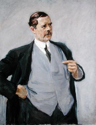 The Architect, Peter Behrens (1869-1940), 1913 (oil on canvas) de Max Liebermann