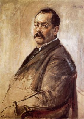 portrait of the painter Lovis Corinth
