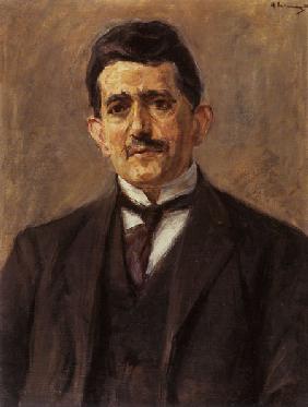 portrait of the publisher Bruno Cassirer
