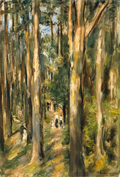 Woodland path de Max Liebermann