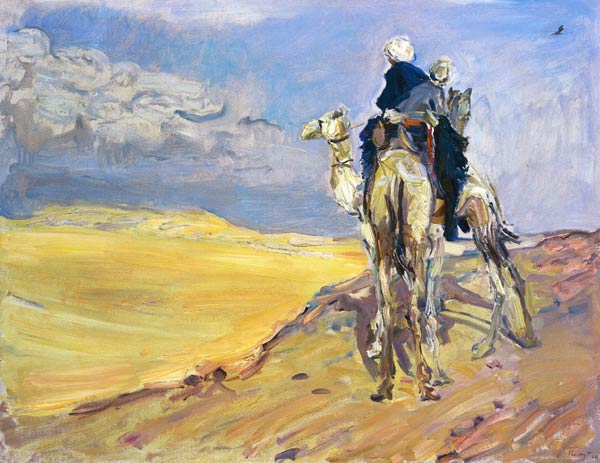 Slevogt, Sandsturm Libysch.Wüste/1914 de Max Slevogt