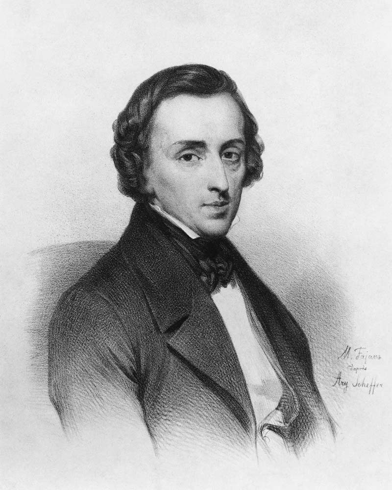 Frederic Chopin, after Ary Scheffer (1795-1858) de Maximilian Fajans