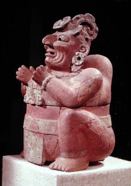 Anthropomorphic censer, from Guatemala, Classic Period de Mayan