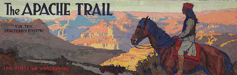 The Apache Trail via the Southern Pacific de Maynard Dixon