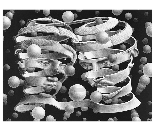 Band ohne Ende - (ESE-22) de M.c. Escher