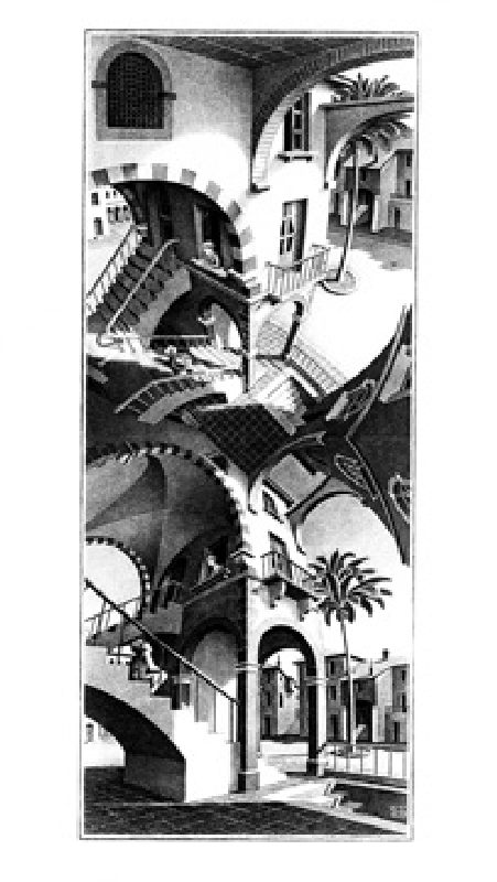 Oben und Unten - (ESE-10) de M.c. Escher