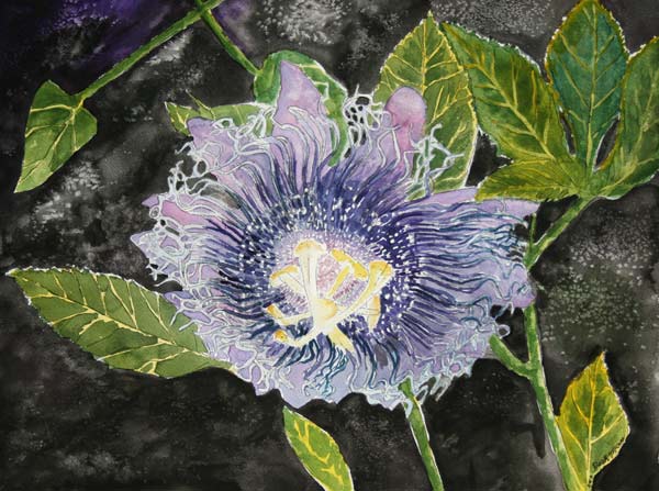 Painting of flowers de Derek McCrea