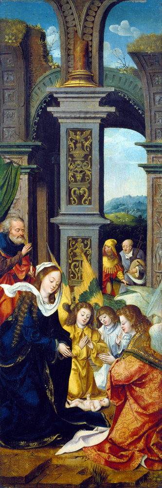 The birth Christi. de Meister (Antwerpener)