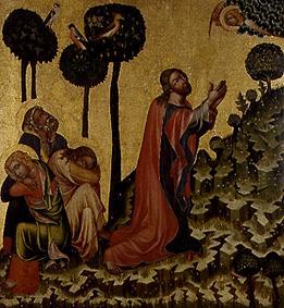 Christ at the mount of olives de Meister d.Altars von Hohenfurth