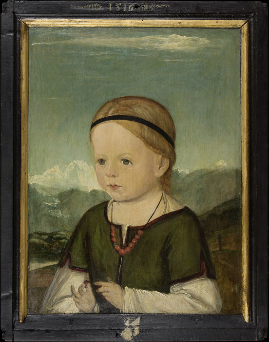 Portrait of Barbara Thenn (1513-1542) de Meister der Thennschen Kinderbildnisse