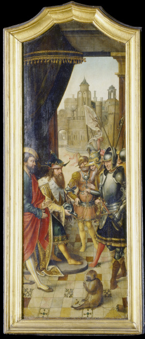 King David Receiving the Cistern Water of Bethlehem de Meister der von Grooteschen Anbetung