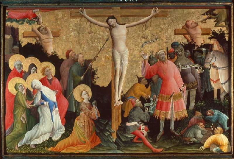 Crusificación de Cristo de Meister des Bersword-Altars