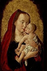The virgin with the child de Meister des hl. Aegidius