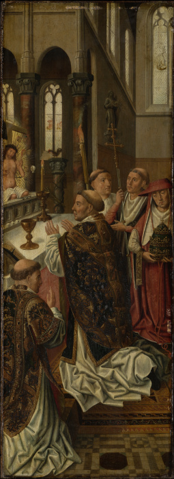 The Mass of St Gregory de Meister des Morrison-Triptychons