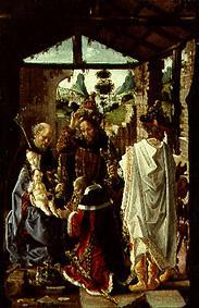 Adoración de los tres reyes de Meister d.Ordensritter v.Montesa