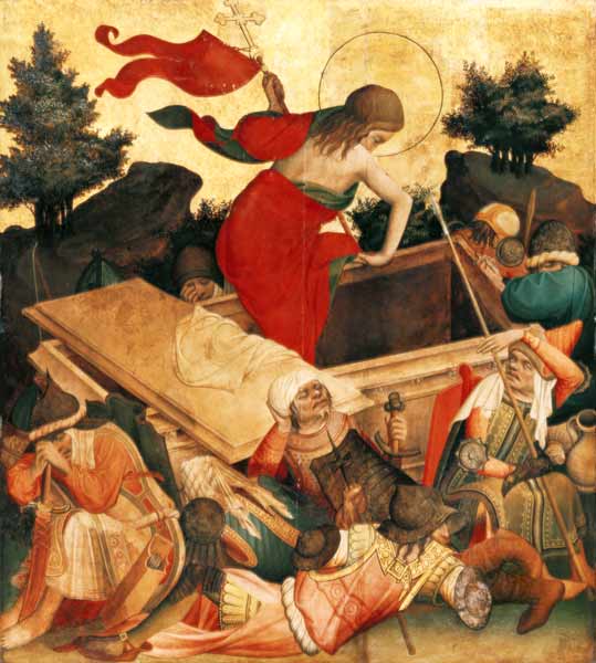 Thomas altar: Resurrection of Christi de Meister Francke
