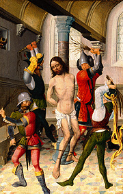 The Geißelung Christi. de Meister (Niederländischer)