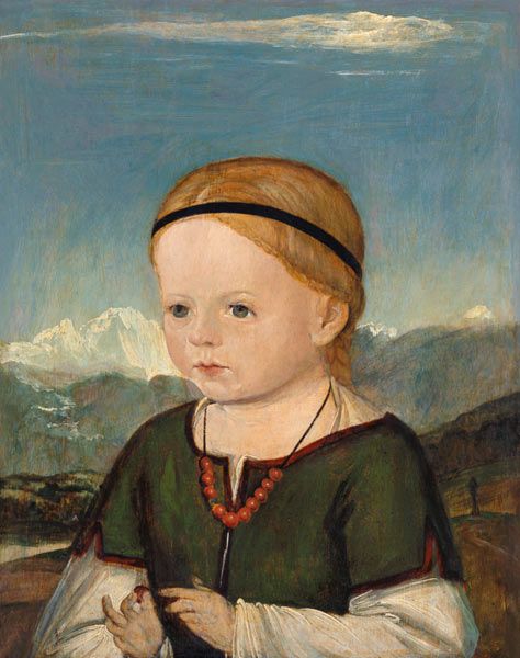 Portrait of a child from the family Thenn de Meister (Salzburger von 1516)