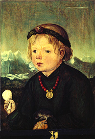 Retrato de un hijo de la familia Thenn de Meister (Salzburger von 1516)