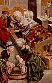 Part of an altar panel from Lippa: Birth Mariae de Meister (Ungarischer)