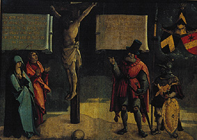 Crucifixion Christi with Johannes and Maria as wel de Meister von Messkirch