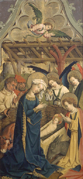 Die Geburt Christi de Meister von Schloß Lichtenstein