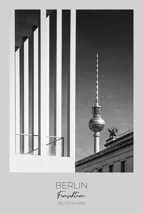 En el punto de mira: Torre de TV de BERLÍN e Isla de los Museos  de Melanie Viola