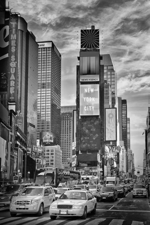 NUEVA YORK CITY Times Square | Monocromo de Melanie Viola
