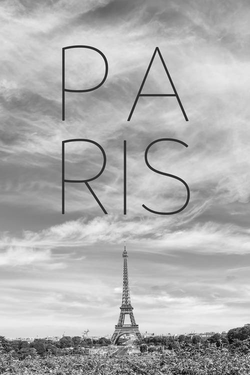 PARÍS Torre Eiffel | Texto y Skyline de Melanie Viola