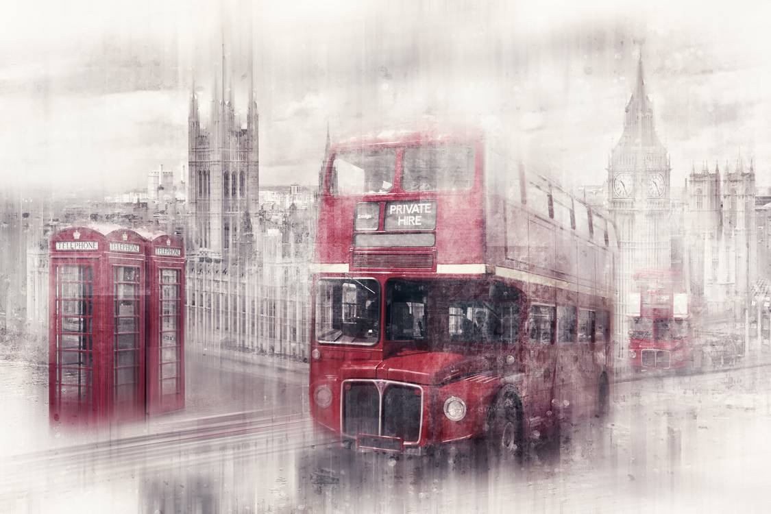 City Art LONDON Westminster Collage  de Melanie Viola