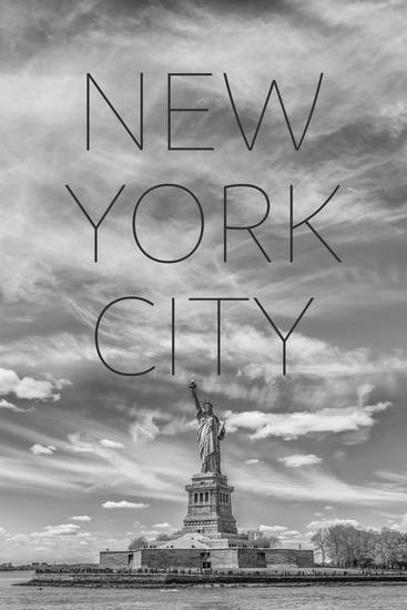 Estatua de la Libertad de Nueva York | Texto y Skyline