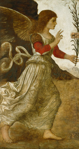 The Annunciating Angel Gabriel de Melozzo da Forli