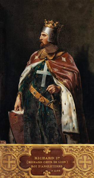 Richard I the Lionheart (1157-1199) King of England de Merry Joseph Blondel