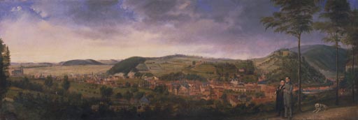 Sonneberg, Ansicht 1843 de Michael Bandorf
