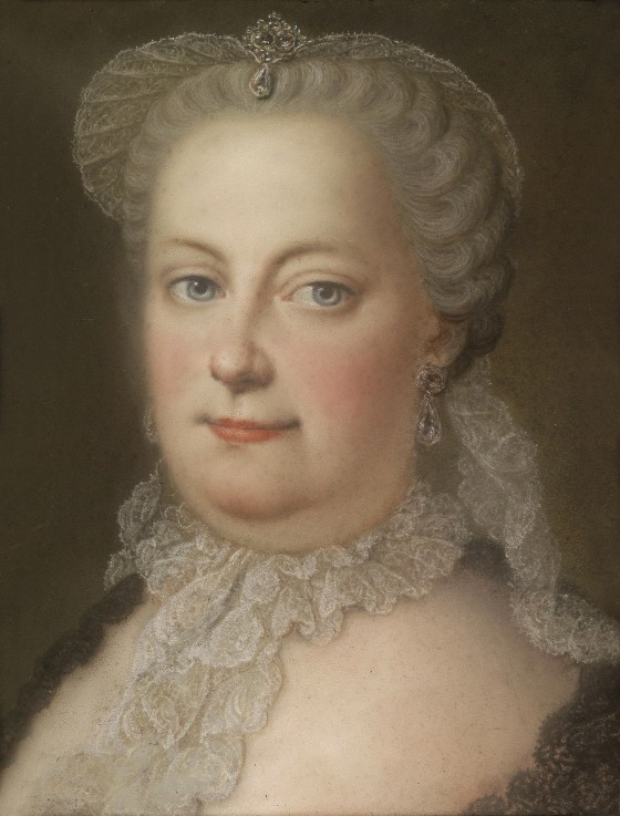 Portrait of Empress Maria Theresia of Austria (1717-1780) de Michael Christoph Hagelgans