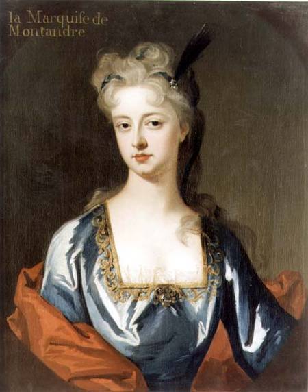 Portrait of Mary Anne Spanheim (1682-1772), wife of Francois de la Rochefoucauld, Marquis de Montand de Michael Dahl