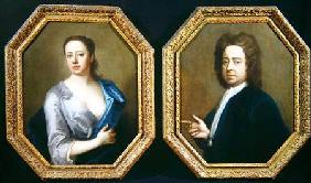 The Artist Hugh Howard (1675-1743) and his Wife Thomasine Langston Howard