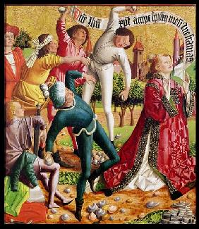 The Stoning of St. Stephen, from the Altarpiece of St. Stephen, c.1470