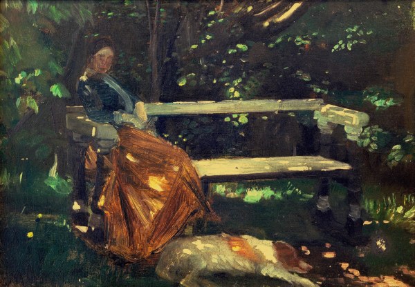 Anna Ancher , In the Garden de Michael Peter Ancher